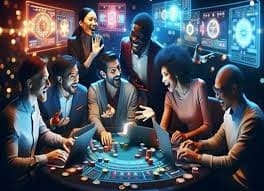 Tiger 2D Mobile Live Casino — ဖုန်းပေါ်မှ တိုက်ရိုက်ကာစီနို ကစားနေသောမြင်ကွင်း